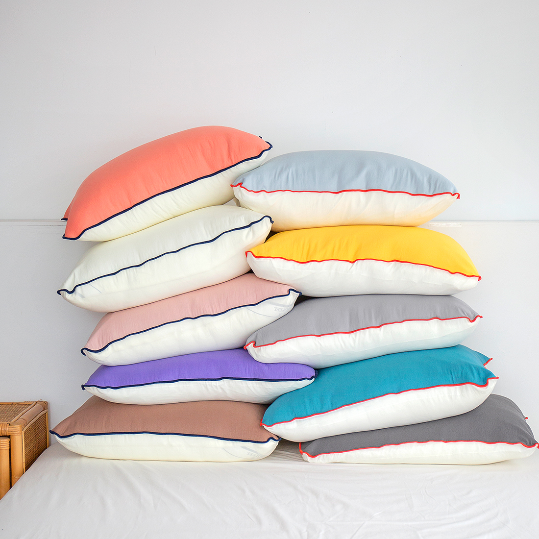 롤링팝 리버서블 베개커버 10colors