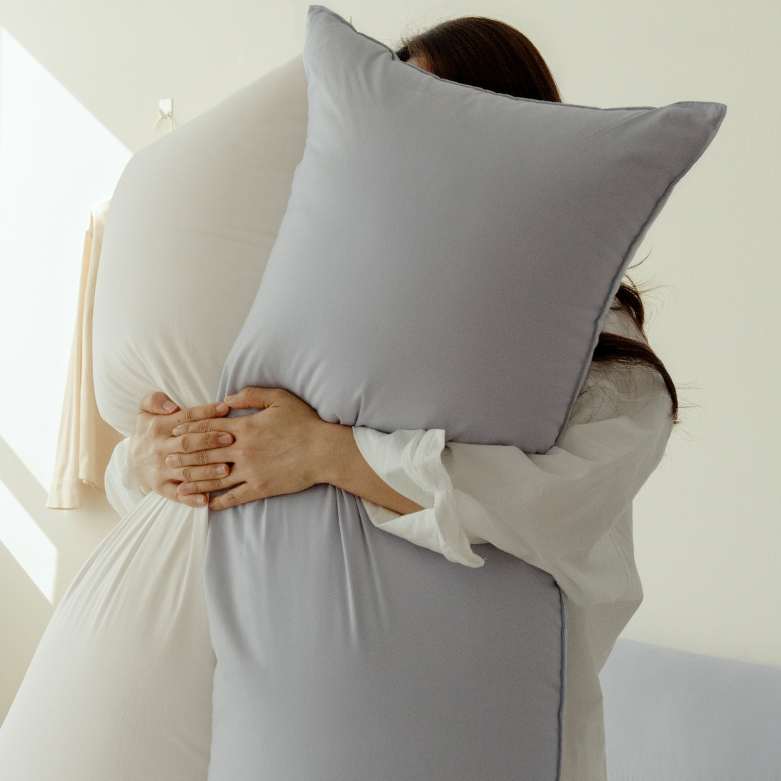순수 유기농 오가닉 코튼 알러지케어 바디필로우 대형쿠션 솜포함 4colors 2size