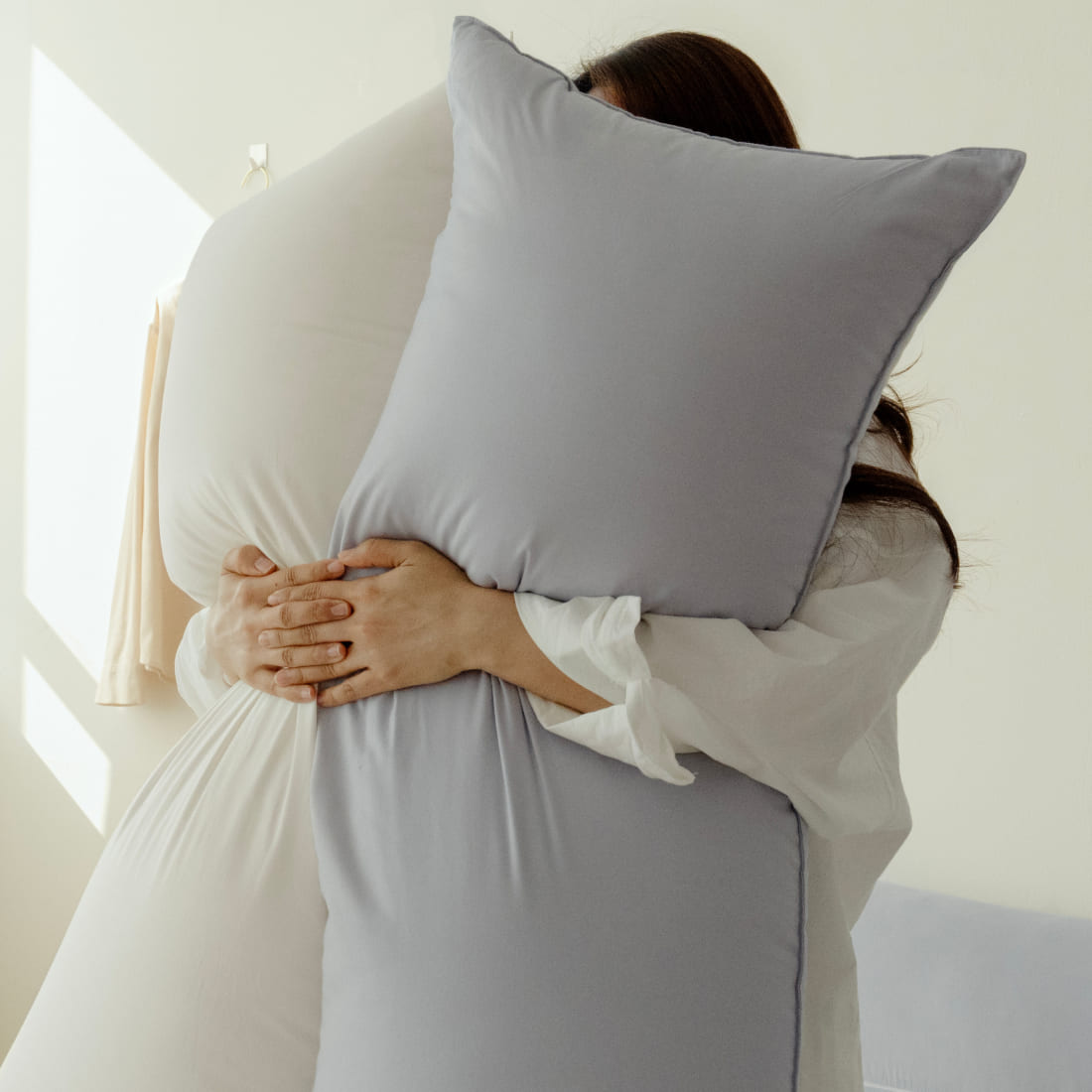 순수 유기농 오가닉 고밀도 수피마 코튼100수 알러지케어 바디필로우 대형쿠션 솜포함 16colors 2size