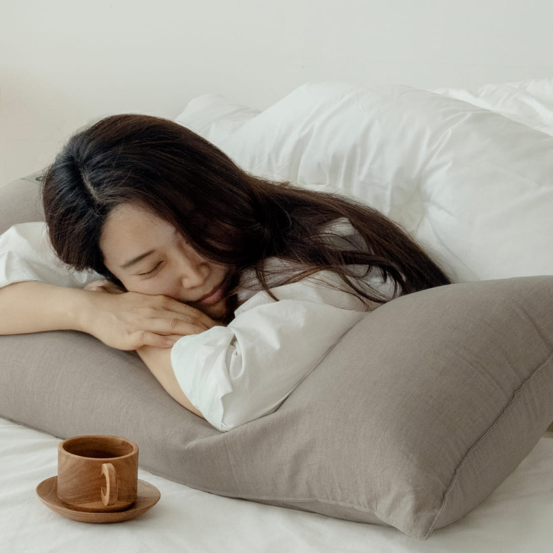 순수 유기농 오가닉 고밀도 수피마 코튼100수 알러지케어 바디필로우 대형쿠션 솜포함 16colors 2size